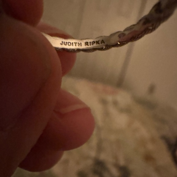 Judith Ripka Sterling Silver Rope Band - Picture 4 of 7